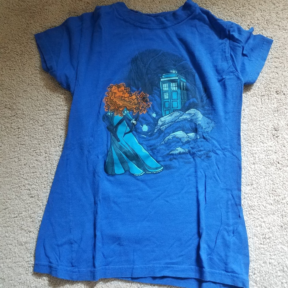 Teefury Disney and Doctor Who mash-up shirt
